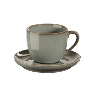 Afbeelding van ASA Selection Espresso kopje met Schotel Saisons Eucalyptus 90 ml