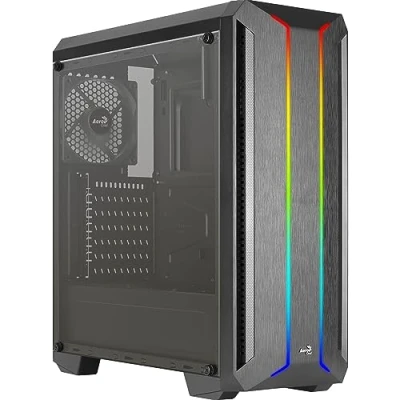 Afbeelding van AeroCool Skyline ARGB Midi tower PC behuizing Zwart
