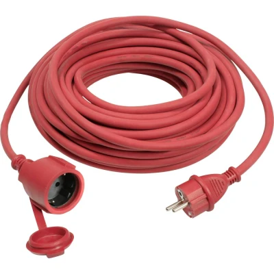Afbeelding van AS Schwabe Rubberen verlengsnoer, rood, H07RNF3G, 1,5 mm² 25 m