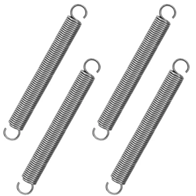 Afbeelding van GUNGY Set van 4 trekveren met roestvrijstalen haak, trekveer 90 mm, buitendiameter 10 draaddiameter 1,2 maximale trekkracht 3,2 kg, x mm