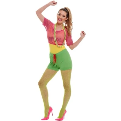 Afbeelding van &quot;Jaren 80 sportinstructeur kostuum voor vrouwen Verkleedkleding Small&quot;
