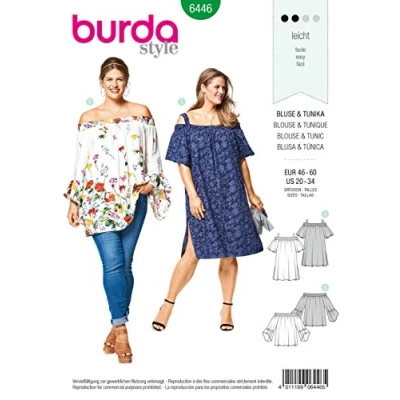 Afbeelding van Burda Naaipatroon 6446 Blouse en Tuniek