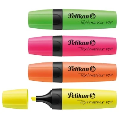 Image de Pelikan Surligneur Textmarker 490, étui de 4, assorti