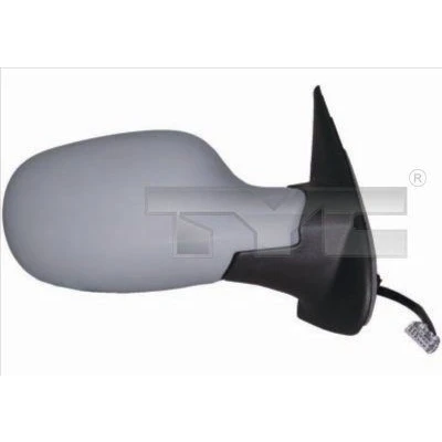Afbeelding van Buitenspiegel Tyc 324 0025 rechts Met grondlaag Bol vormig, Te verwarmen, voor elek. spiegelverstelling