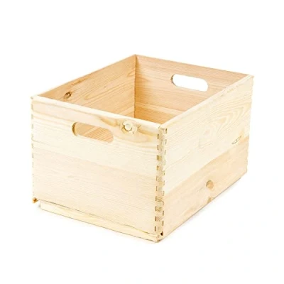 Afbeelding van Compactor Opbergkist 40 X 30 23 Cm Hout Naturel