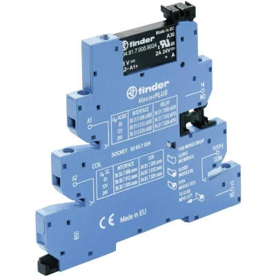 Afbeelding van Finder Halfgeleiderrelais 39.30.7.024.9024 2 A Schakelspanning (max.): 24 V/DC 1 stuk(s)