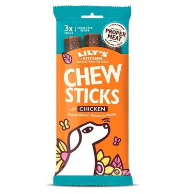 Afbeelding van Lily&#039;s Kitchen Dog Adult Totally Tropical Mango Jerky 70 GR
