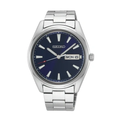 Afbeelding van Seiko heren New Link horloge SUR341P1 in de kleur Zilver