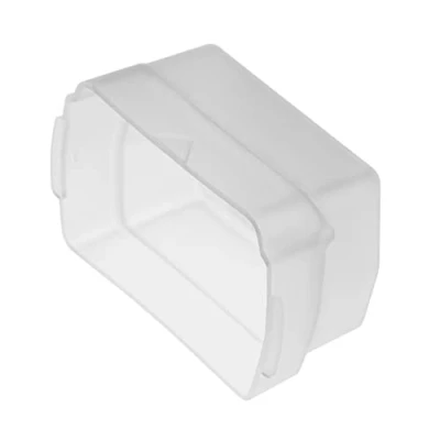 Afbeelding van vhbw flitsdiffuser, compatibel met Sony HVL F1000, FH1100 DSLR camera, kunststof, wit, transparant