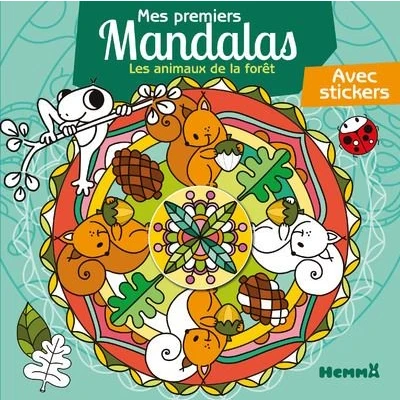 Image de Mes premiers mandalas Les animaux de la foret Avec stickers
