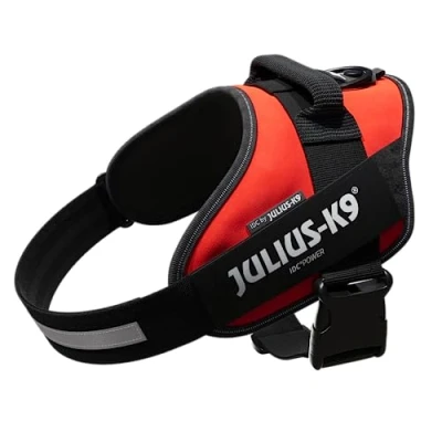 Image de JULIUS K9 Harnais Power IDC 1L : 6385 cm 50 mm Rouge Pour chien