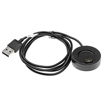 Afbeelding van vhbw Oplaadkabel compatibel met Garmin Approach S60, X10, X40 Smartwatch, fitnesstracker, zwart