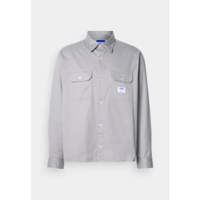 Afbeelding van HUGO Ekynone Overhemd, Heren, Maat: Small, Open grey