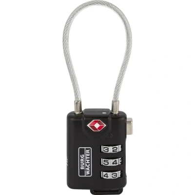 Afbeelding van Burg Wächter 32891 Hangslot 32.80 mm TSA Zwart Cijferslot