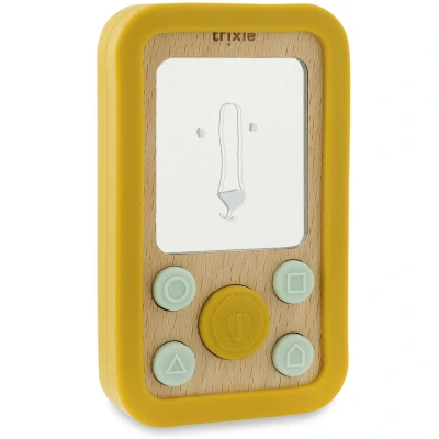 Afbeelding van Trixie bijtspeelgoed met spiegeltje telefoon mr. lion