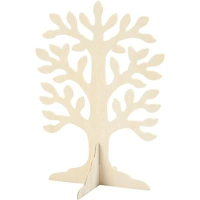 Afbeelding van Creotime Houten Boom Triplex 30 X 21,5 Cm Blank Per Stuk