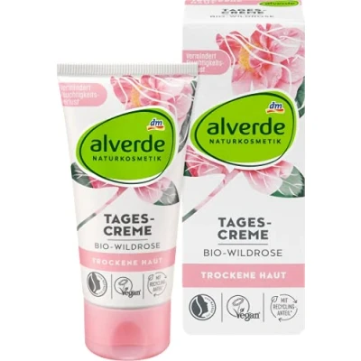 Afbeelding van alverde NATURKOSMETIK Biologische wilde roos dagcrème 50 ml