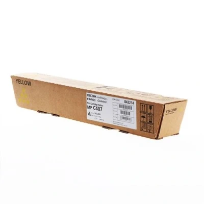 Image de Cartouche de toner d&#039;origine Ricoh MP C407 Jaune 842214