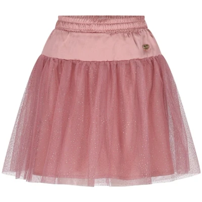 Afbeelding van Le Chic winter rok meisjes roze Treat confetti net