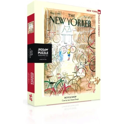 Afbeelding van New York Puzzle Company Fietsenwinkel 1000 stukjes