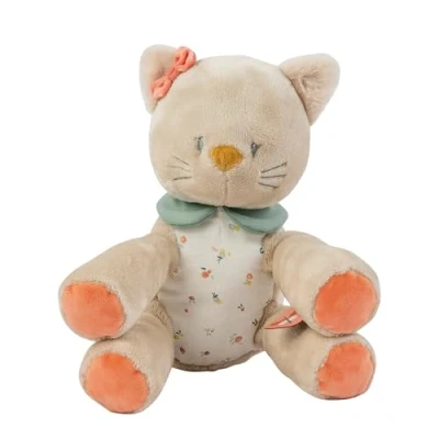 Afbeelding van Nattou Kat Lana Knuffel 30 cm Zand Beige