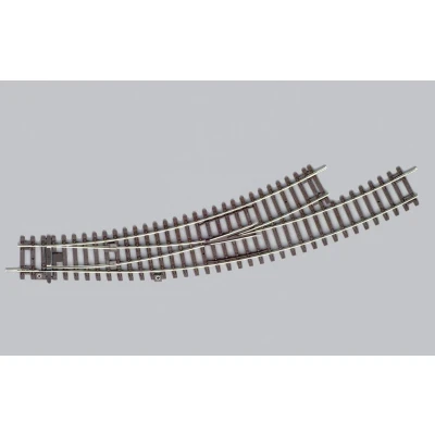 Afbeelding van H0 Piko A rails 55222 Gebogen wissel, Links 1 stuk(s)