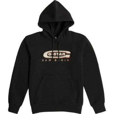 Afbeelding van G STAR Hoodie, Heren, Maat: Medium, Schwarz
