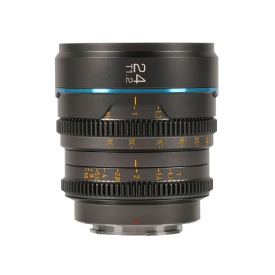 Afbeelding van Sirui Nightwalker Series 24mm T1.2 S35 Manual Focus Cine Lens M4/3 Mount, gun metal grijs