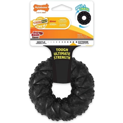 Afbeelding van Nylabone Strong Max Kauwring Rund Medium