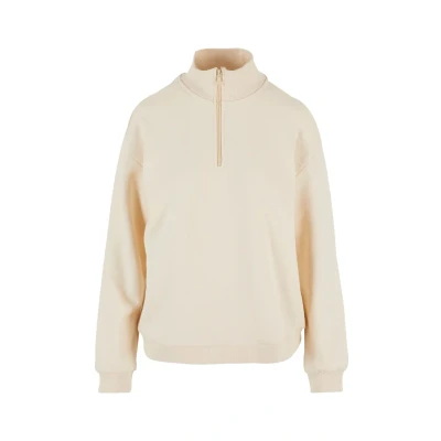 Afbeelding van Urban Classics Light Troyer Sweater, Dames, Maat: XXL, Whitesand
