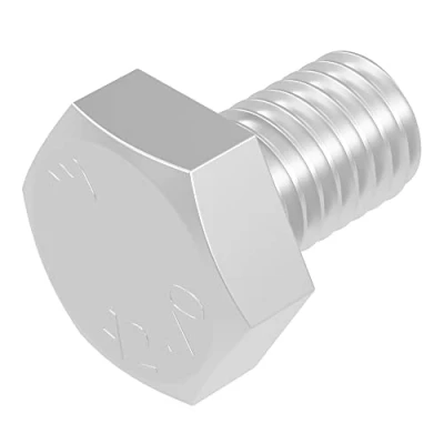 Afbeelding van SECCARO 20 stuks zeskantschroeven M8x12 mm roestvrij staal V2A VA A2 DIN 933 / ISO 4017