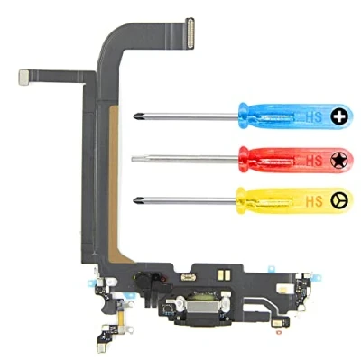 Afbeelding van MMOBIEL Oplaadconnector (Dock), compatibel met iPhone 13 Pro Max 2021, Lightning aansluiting, incl. schroevendraaier