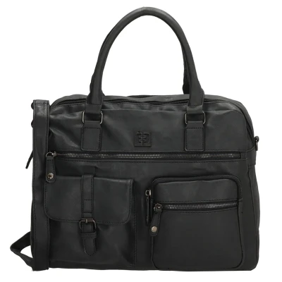Afbeelding van Enrico Benetti Ardèche 66585 Handtas met 15&quot; laptopvak Zwart