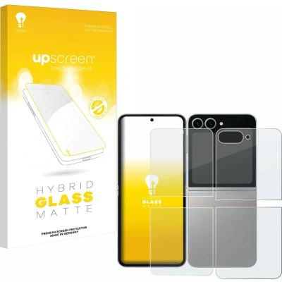 Afbeelding van upscreen Screenprotector voor Samsung Galaxy Z Flip6 (Voor+Achter) Folie Beschermfolie Beschermglas matte