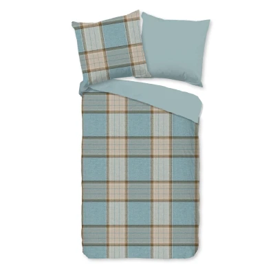 Afbeelding van Good Morning Dekbedovertrek &quot;ruit&quot; Multi (200x200 cm) Katoen Flanel