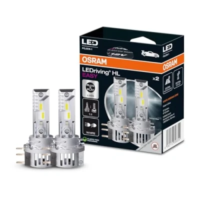 Image de OSRAM LEDriving HL EASY ≜ H15, lampe LED pour feux de route et croisement, blanc froid 6500 K, aucun accessoire nécessaire, utilisation tout terrain uniquement pas d&#039;ECE, 2 lampes