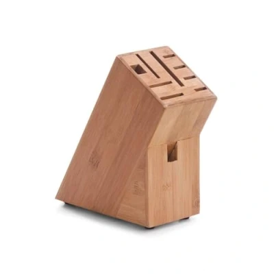 Afbeelding van Messenblok, bamboe, ca. 22 x 9 cm, beige, klein