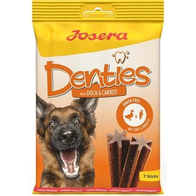 Afbeelding van 10 + 3 Gratis! Josera Denties 13 x 180 g met Eend &amp; Wortel (13 g)