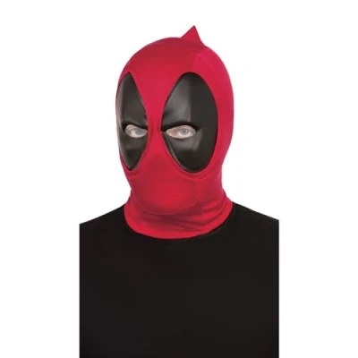 Afbeelding van Rubie&#039;s Officieel Disney Marvel Deadpool Deluxe masker superhelden kostuum accessoires, één maat, wereldbaaksdag