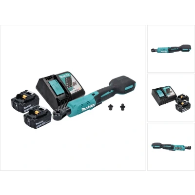 Afbeelding van Makita DWR 180 RM accuschroevendraaier 18 V 47,5 Nm 1/4&quot; 3/8&quot; + 2x accu 4.0 Ah lader
