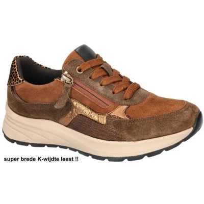 Afbeelding van Gabor Dames Sneakers bruin