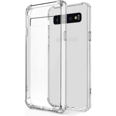 Afbeelding van iMoshion Hoesje Geschikt voor Samsung Galaxy S10 Plus Siliconen Shockproof Case Transparant