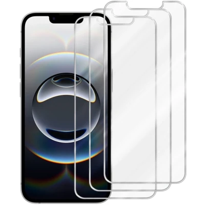 Afbeelding van Cadorabo 3x Screenprotector geschikt voor iPhone SE4 Beschermende Pantser Film in KRISTALHELDER Getemperd (Tempered) Display beschermend glas 9H hardheid met 3D Touch