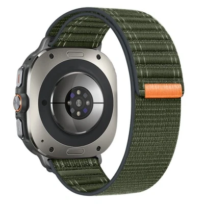 Afbeelding van Nylon Wave band Groen Samsung Galaxy Watch Ultra 47mm