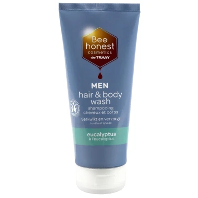 Afbeelding van Bee Honest Men Hair &amp; Body Wash Eucalyptus 200ML