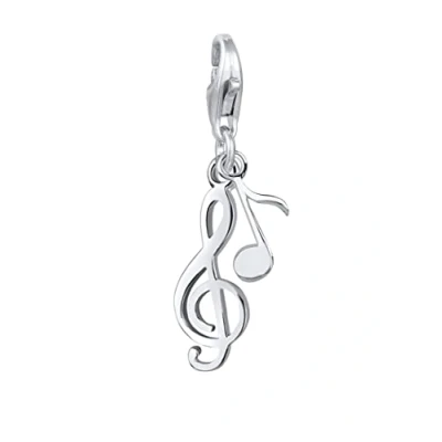 Afbeelding van Elli CLEF Music Bedel, Dames, Maat: One Size, Silber