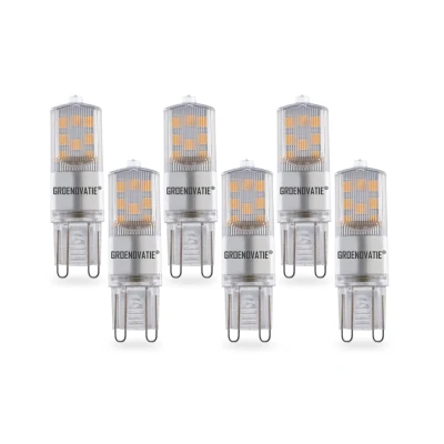 Afbeelding van G9 LED Lamp 3W Extra Klein Warm Wit 6 Pack