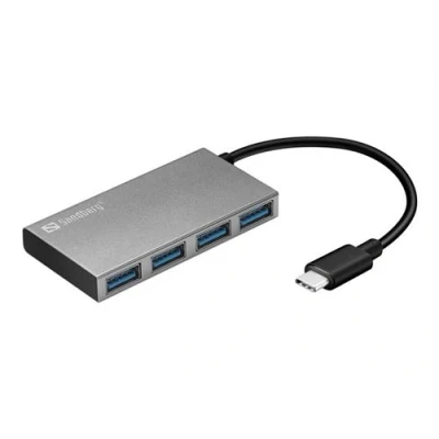 Image de Sandberg Pocket Hub Concentrateur (hub) 4 x SuperSpeed USB 3.0 de bureau
