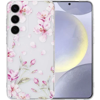 Afbeelding van imoshion hoesje Geschikt voor Samsung Galaxy S25 Plus Siliconen Design Meerkleurig / Blossom Watercolor
