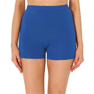 Afbeelding van Merry Style MS MS10 358 LE Dames Leggings Sport Vrijetijdsbroek Kort Katoen Sporbroek Yogabroek Kobalt XS
